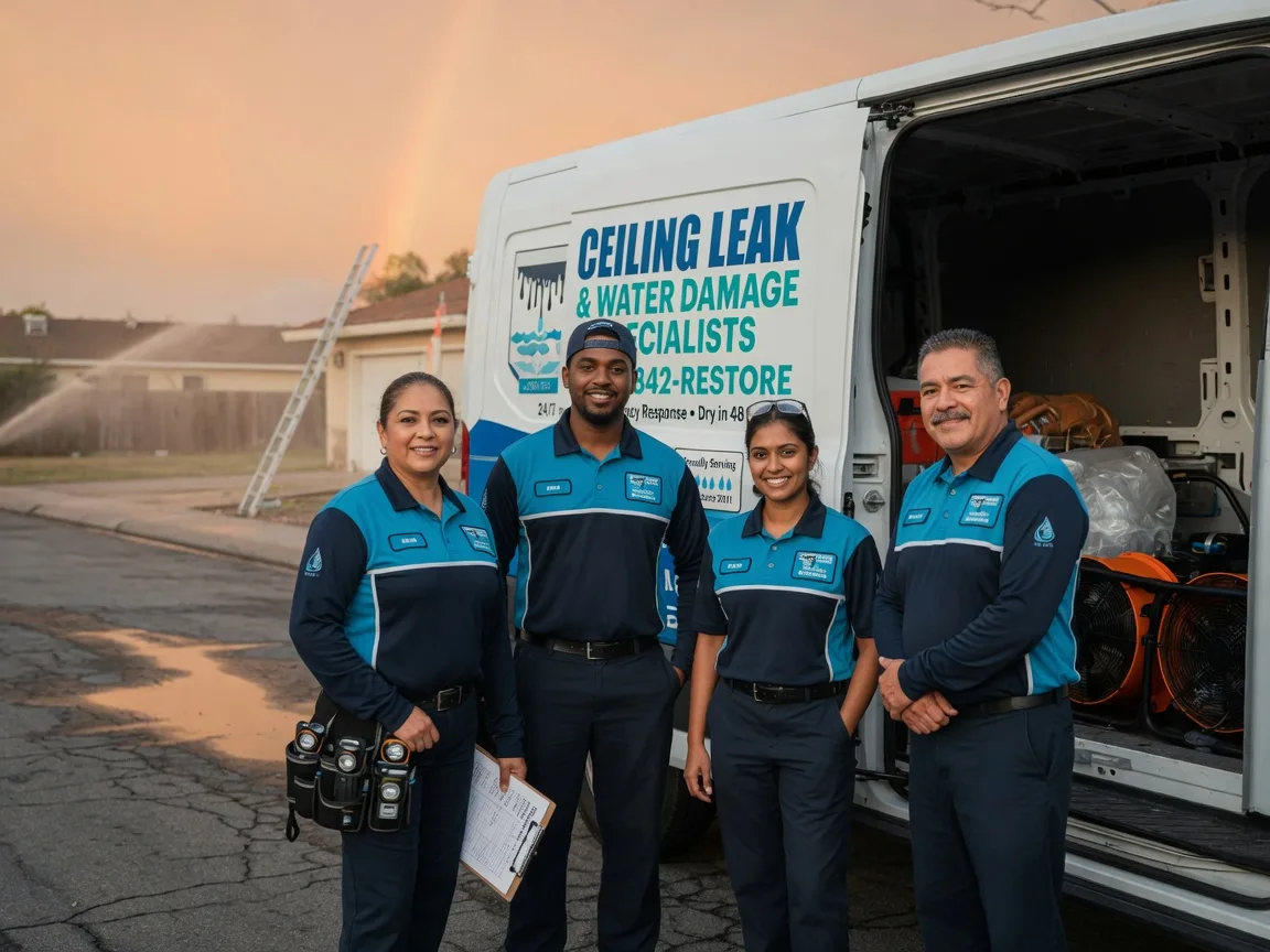 Ceiling Leak Cleanup company in Riegelsville, PA
