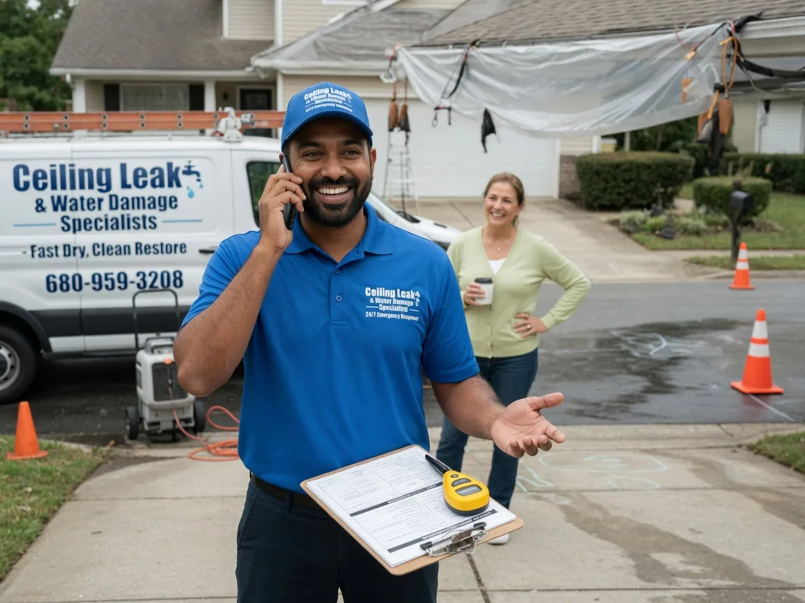 Ceiling Leak Cleanup Riegelsville, PA FAQs